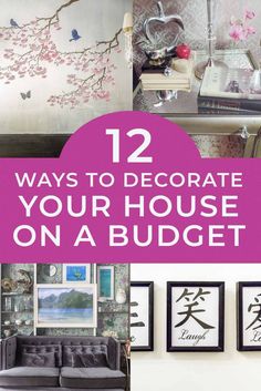 Easy DIY Home Decorating Ideas On A Budget Cost Home Decor, House On A Budget, Budget Interior Design, Home On A Budget, Interior Decorating Styles, Decorating Ideas On A Budget, Mediterranean Decor, How To Make Curtains