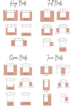 the different types of couches and loveseats are shown in this graphic diagram