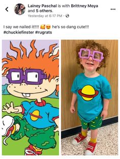 Rugrats Costume, Quick Birthday Gifts, Toddler Halloween Costumes, Family Costumes, Family Halloween Costumes, Baby Halloween Costumes, Halloween Looks, Family Halloween