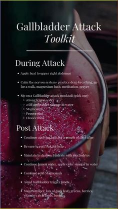 My Gallbladder Attack Action Plan toolkit! Save this ⬇️ Did you know what you do immediately when you feel gallbladder pain and post attack can help reduce down the frequency of the attack? (in most cases. There are exceptions) Immediately when you feel gallbladder pain I recommend grabbing your gallbladder attack toolkit. Head to my Instagram post for more info on my tollkit and what to do during and after a gallbladder attack! Flaxseed Tea, Gallbladder Attack, Magnesium Bath, Dark Leafy Greens, Action Plan, Diy Life Hacks, Lemon Water, Ask For Help
