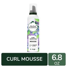 Create your bounciest curls with the Herbal Essences Curl Boosting Mousse. It gives you a maximum hold with zero crunch. It reduces frizz by protecting your curls from humidity (for 24 whole hours!), leaving those curls looking well-defined and invincible. Plus, it's a major time saver. Shake it, foam it, and work it through wet hair, then air dry. If you've got the time, diffuse on low heat to really bring out the spring in your curls. Make sure you take a moment to enjoy the fragrant notes of fresh berries. Then discover how good it feels to use a curl boosting mousse that's certified PETA Cruelty-Free, paraben-free, dye-free, and color-safe. Pair it up with the Herbal Essences Jojoba Oil & Lavender Curls Collection and experience the feeling of real results with infused ingredients insp Herbal Essences, Bouncy Curls, Time Saver, Shake It, Dye Free, Fresh Berries, Wet Hair, Paraben Free, Jojoba Oil