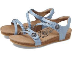 Aetrex Jillian | Zappos.com Women's Flat Shoes, Shoes Blue, Blue Shoes, Flat Shoes, Womens Flats, Flat Shoes Women, Shoes Flats, Adjustable Straps