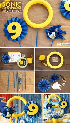 this is an image of how to make a paper flower centerpiece for your birthday party