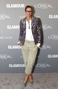 How to Dress Like a Total Fashion Boss, à la Jenna Lyons Jenna Lions, Jena Lyons, Jenna Lyons Style, Fashion Week Backstage, Chique Outfit, Jenna Lyons, Style Guru, Casual Chique, Looks Chic