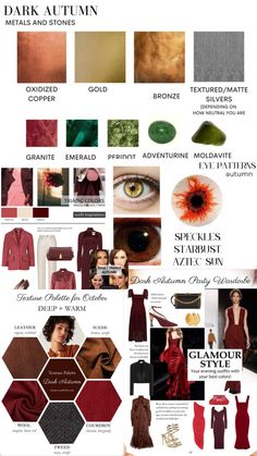 #darkautumn #deepautumn #colorseason #palette #whatseasonareyou Deep Autumn Makeup, Deep Autumn Palette, Autumn Color Palette Fashion, Deep Autumn Color Palette, Autumn Skin, Living Simple, True Autumn, Autumn Palette, Deep Autumn