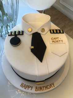 a birthday cake for a navy officer