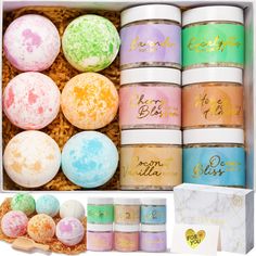 PRICES MAY VARY. 🌸 Luxurious Bath Salt & Bath Bomb Set: Your most serene soak awaits with our set of 6 HANDMADE BATH BOMBS + 6 BATH SALTS, each made with Shea Butter, rigorously tested Essential Oils and moisturizers to leave skin super soft. This set also comes with Hand-Picked Died Rose Petals, Jasmine Flowers, Eucalyptus Leaves, Peppermint Leaves, Lavender Flowers that are Naturally Air-Dried to retain their botanical aroma—the perfect addition to your relaxing bath. 🌸 Luxury Ingredients: E Bath Gift Basket, Mothers Day Spa, Salt Bath, Spa Gift Basket, Essential Oils Bath, Bath Gift Set, Aromatherapy Gifts, Bath Gift, Spa Gifts Set