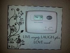 an alarm clock with the words live simply laugh often love much