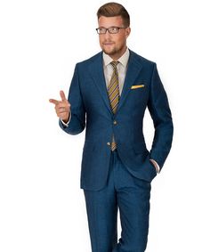 Teal Blue Linen Suit Blue Linen Suit For Work, Blue Linen Suit For Workwear, Blue Linen Blazer For Business, Blue Linen Business Blazer, Blue Linen Blazer For Workwear, Classic Blue Linen Suits, Classic Blue Linen Suit, Tailored Blue Linen Suit, Blue Fitted Linen Suit