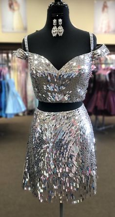 Off the Shoulder Sleeveless Beading Crystals Cocktail Dresses #Appliques#Short Homecoming Dress#HomecomingDresses#Short PromDresses#Short CocktailDresses#HomecomingDresses Silver Sequined Evening Dress For Homecoming, Fitted Silver Evening Dress For Homecoming, Silver Fitted Evening Dress For Homecoming, Silver Fitted Homecoming Evening Dress, Silver Evening Dress For Prom And Homecoming, Silver Evening Dress For Prom Season And Homecoming, Silver Evening Dress For Homecoming And Prom, Sleeveless Sequined Evening Dress For Pageants, Silver Dresses For Pageant And Prom Season