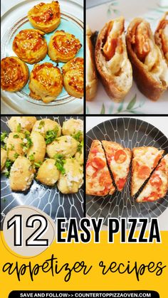 twelve easy pizza appetizer recipes