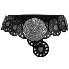 PRICES MAY VARY. 【Reliable Material】 This western concho belts Crafted from high-quality PU leather, metal buckle and elastic strap, easily adjustable and smooth texture. The metal parts are heavy but a good quality. This vintage disc belt belt exudes elegance and sophistication 【Vintage Design】 Featuring vintage cowgirl western elements, boho, retro, western. The wide boho disc leather belt combines classic and stylish vibes. Its timeless design, excellent craftsmanship, and versatility make it Disc Belt, Western Elements, Concho Belts, Western Leather Belt, Cowgirl Belt, Cowgirl Belts, Boho Belts, Retro Western, Vintage Cowgirl