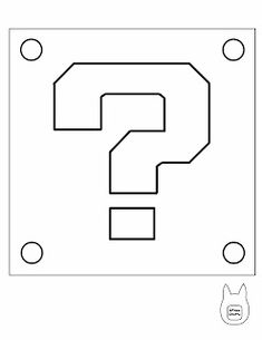 a black and white question sign with the letter q in it's center, which is