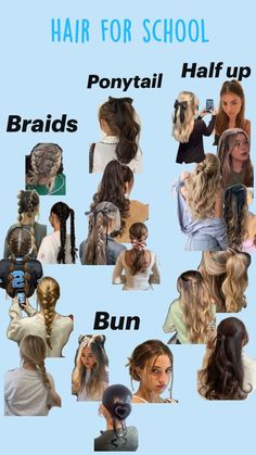 School Hairstyles Curly Hair, Back To School Hairstyles Curly, School Hairstyles Curly, Loose Bun, Hair Styles Easy, Cute Hairstyles For School