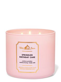 Sprinkled Birthday Cake Candle Bath And Body Works, Candle Bath, Birthday Freebies, Cake Candle, Birthday Cake With Candles, Bath Candles