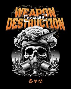 Weapon Of Mass Destruction Warrior Design, Stylish Fonts, Like A Pro, New Design, Design Template, Improve Yourself, Design