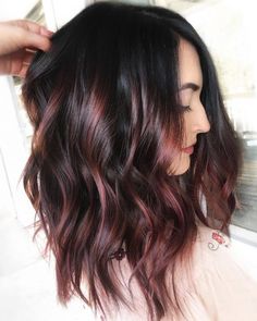 Red Balayage, Hot Hair Colors, Balayage Hair Dark, Vlasové Trendy, Brunette Balayage Hair