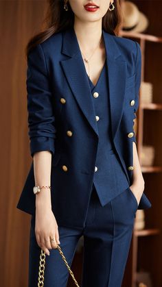 Blazer Outfits For Women, Blazer Outfits, Suit Fashion, Classy Women, Work Attire