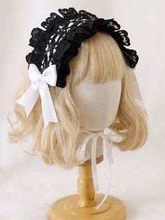 The price is for a hairband only, others are not included. Gothic Lace, Reasons To Smile, Lace Trim, Black And Red, Black Pink, Trim, Black And White, Lace, Quick Saves