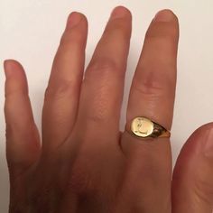 "Pinky ring, Engraved ring, Initial Ring, Personalized Ring Engraved Signet ring with Round Seal- Best quality 18k Gold Plate Engraved 1-3 letters - Vintage style Diameter: 0.7 mm = 0.27\" Please note in the \"notes to seller\" at checkout. : * state your ring size * letter you want to apper The product will arrive to you packed in gift box and padded envelope to maintain the product Our jewelry are water resistant and comes with 1 year warranty For more rings from us: https://www.etsy.com/il-en Vintage Adjustable Initial Ring For Promise, Personalized Dainty Oval Rings, Dainty Oval Rings Personalized, Dainty Personalized Oval Rings, Vintage Initial Ring For Promise, Tarnish Resistant Open Initial Ring For Promise, Personalized Open Ring Jewelry For Proposal, Personalized Open Ring For Proposal, Vintage Gold Jewelry For Proposal