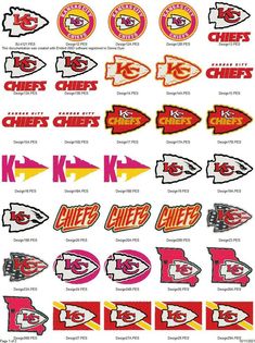 the kansas chiefs football team logos