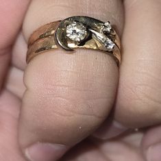 14 Karat Gold Ring With Almost .25 Dimonds Size 7 $300 Or Best Offer Source Unknown, Womens Jewelry Rings, Gold Ring, Gold Rings, Size 7, Women Jewelry, Ring, Gold, Women Shopping