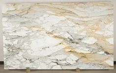 a large marble slab is on display in a room