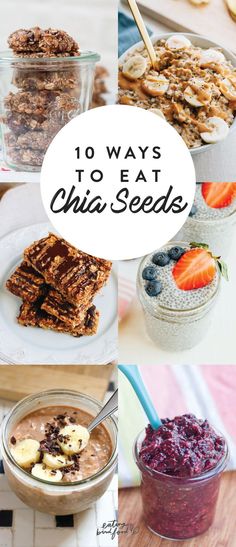 the top ten ways to eat chia seeds