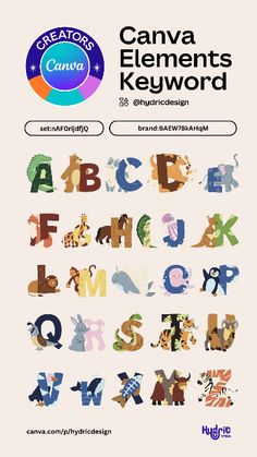 Canva Elements | Cute Animal Alphabet - set:n Font Canva Lettering, Animals Alphabet, Scrapbook Fonts, Scrapbooking Retreats, Alphabet Photos, Keyword Elements Canva, Doodle Alphabet, Scrapbook Organization, Scrapbook Quotes