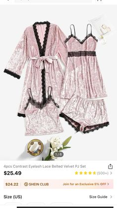 Short Night Dress, Sleepwear Women Pajamas, Ethereal Dress, Lace Cami Top, Pajama Set Women, Cute Simple Outfits, Short Pajama Set, Pajama Sets, Pj Sets