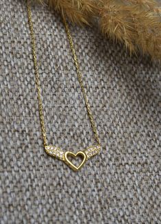 "925 Sterling Silver Small Heart Necklace for Women *An exclusive gift jewelry for you and your loved one * Elegant Design: Beautifully aligned Small Heart-shaped. * Material: High-Quality Real Solid 925 Sterling Silver (92.5% silver) * Dimension: 0.7inch (19mm) by 0.4 inch(10mm) * Guaranteed Satisfaction: We guarantee your satisfaction. *Fast & Free Shipping: Orders ready for shipment at our warehouse by the next business day * It's elegant and it can be worn daily. *Color: Rose Gold /Gold Small Heart Necklace, Tiny Heart Necklace, Lucky Charm Necklace, Jewelry Heart, Heart Choker, Gold Heart Necklace, Tiny Heart, Exclusive Gift, Jewelry For Her