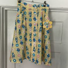 Unique Vintage Xl (14) Smurf Smurfette Skirt Movie Cartoon Retro 80s Pockets Nwt Condition: New With Tags. Please See All Photos. Ships From Smoke-Free Home. I Try To Take The Best-Detailed Pictures Possible. Please Don't Hesitate To Ask Questions. Item Color May Vary From Different Screens, Lighting, Or Resolution. Thanks For Checking Out My Closet! Bundle For Combined Shipping. Z19 Retro School Bottoms For Spring, Retro Bottoms For School In Spring, Yellow School Skirt For Spring, 90s Style Yellow Bottoms For Spring, Yellow 90s Style Bottoms For Spring, Casual Yellow Skirt For School, Vintage Yellow Cotton Skirt, Bird Skirt, Movie Cartoon