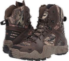 Durable Brown Hiking Boots For Hunting, High-top Hiking Boots With Reinforced Toe For Hunting, Rugged Durable Waterproof Boots For Hunting, Durable Rugged Waterproof Boots For Hunting, Durable Gore-tex Waterproof Boots For Hunting, Durable Gore-tex Waterproof Hunting Boots, Brown Weatherproof Hiking Boots For Hunting, Durable Gore-tex Hunting Boots, Insulated Gore-tex Hiking Boots For Hunting