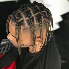 Boys Bun, Men's Braids, Braids With Fade