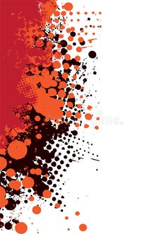 an abstract red and black background with dots royalty illustration