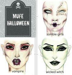 Face Chart Makeup, Mac Face Charts, Horror Face, Paint Face, Animal Makeup, Face Charts, Makeup Drawing, Fun Makeup