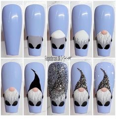 Rare Nail Designs, Classy Nail Art Ideas, Nail Art Designs Diy, Pretty Nail Art Designs, Nail Art Designs Videos, Holiday Nail Art, Manicure Nails