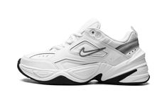 Shop Nike M2K Tekno White / Cool Grey / Black at Stadium Goods, the world's premier marketplace for authentic sneakers and streetwear. Fast shipping, easy returns. New Shoes Aesthetic, Nike Techno M2k, Nike M2k Tekno White, M2k Tekno White, Tekno Nike, Nike M2k, Dr Shoes, Shoe Wishlist, Cute Nike Shoes