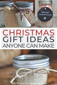 christmas gift ideas anyone can make