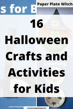 halloween crafts and activities for kids