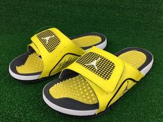 Air Jordan 4 Retro 'Lightning' Slides Sandals Yellow DN4238-701 Size 13 NEW  | eBay Yellow Sporty Non-slip Sandals, Yellow Sporty Open Toe Sport Sandals, Yellow Sport Sandals With Cushioned Footbed, Yellow Open Toe Sport Sandals, Yellow Open Toe Slides With Rubber Sole, Yellow Slip-on Slides With Removable Insole, Yellow Cushioned Sandals For Outdoor, Yellow Open Toe Slides With Cushioned Footbed, Outdoor Yellow Sandals With Cushioned Footbed