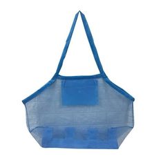 a blue shopping bag hanging from the side