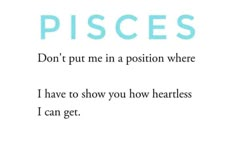 the words pisces are written in blue and black on a white background with a light blue border