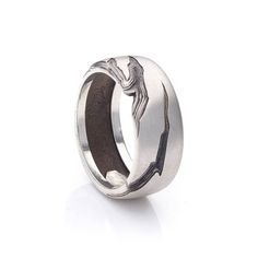 Silver ring mens nature nordic brutalist gift for men him Luxury Modernist Men's Jewelry, Mens Jewelry Inspiration, Mens Wedding Rings With Stones, Male Silver Ring, Male Signet Ring, Silver Accessories For Men, Men’s Silver Rings, Male Ring Design For Men, Men’s Ring