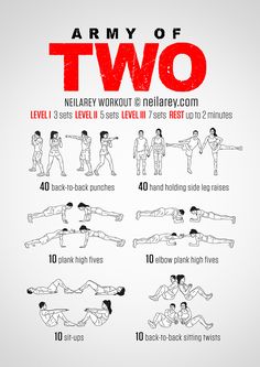 the army of two poster shows how to do an arm - mounted push up with one hand