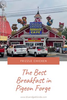 the best breakfast in pigeon ford's fried chicken restaurant, frizzle chicken