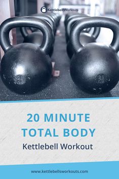 kettlebells with the words don't add more weight 7 ways to progress your kettlebell workouts