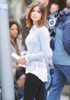 Bob Outfit, Shorts Hair, Medium Haircut, Clara Oswald, Soft Gamine, Color Chocolate, Trendy Hair