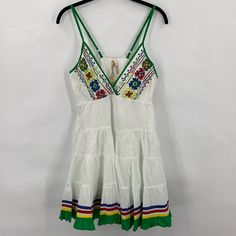 Anthropologie Raga Boho Floral Embroidered Babydoll Mini Dress Size Medium New With Tags! Please See All Photos. Adjustable Straps Lined Flowy Bohemian Summer V Neck Approx. Measurements Laying Flat: 18”- Pit To Pit (Stretch) 32.5”- Length *Thank You For Stopping By! *Fast Shipping! Q Babydoll Mini Dress, Bohemian Summer, Anthropologie Dress, Boho Floral, Anthropologie Dresses, Baby Dolls, Anthropologie, Adjustable Straps, Size Medium