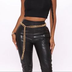 Fashion Nova Chained To The Rhythm Chain Belt In Gold. Adjustable With A Lobster Clasp Closure, 100% Iron. 52” Long. All Measurements Are Approximate And Taken Laid Flat. Chained To The Rhythm, Chain Belt, Accessories Fashion, Lobster Clasp, Fashion Nova, Belts, Women's Fashion, Fashion Accessories, Women Accessories